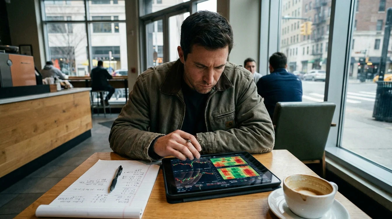 Pessoa a analisar estat&iacute;sticas desportivas num tablet