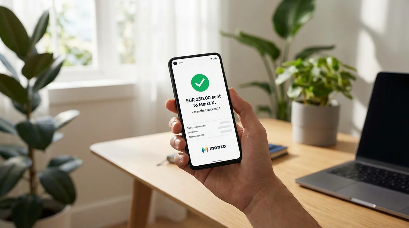 Transferência de dinheiro digital para conta bancária